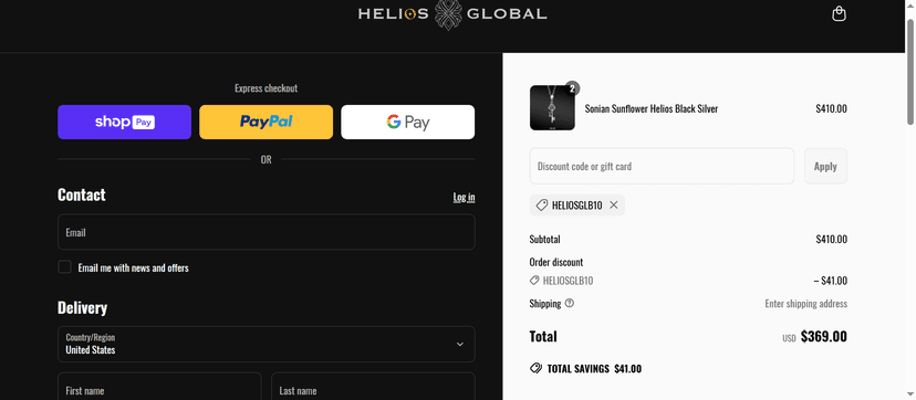 Save up to 15% Off at Helios Global - Enjoy Your Savings